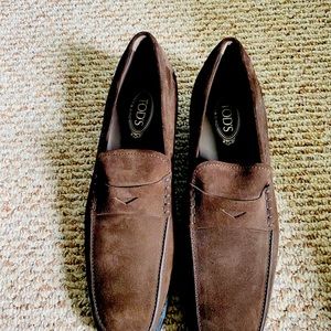 TOD suede drivers shoes